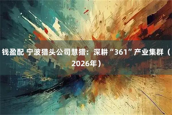 钱盈配 宁波猎头公司慧猎：深耕“361”产业集群（2026年）