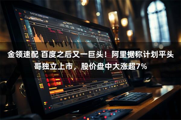 金领速配 百度之后又一巨头！阿里据称计划平头哥独立上市，股价盘中大涨超7%